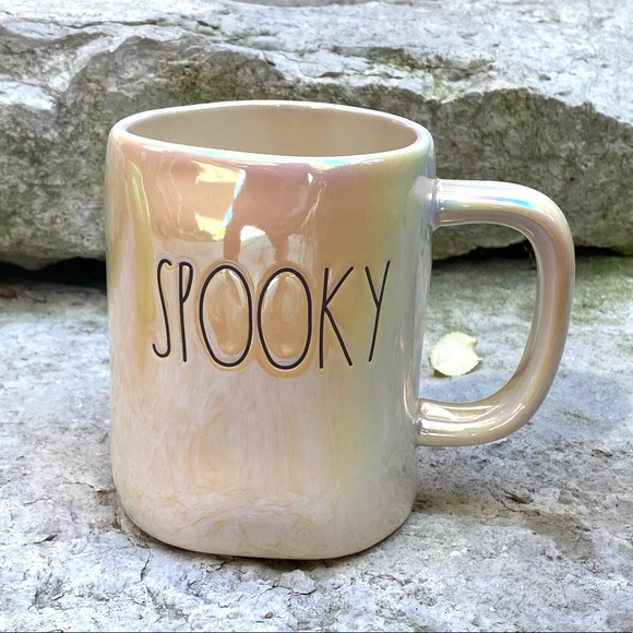Rae Dunn SPOOKY Double-Sided Iridescent Mug - Picture 1 of 3